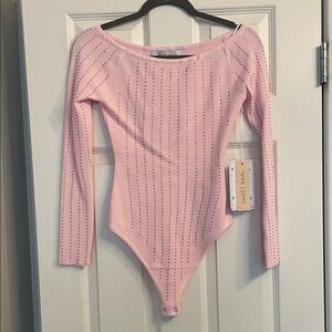 Sweet Rain Light Pink Women’s Bodysuit. Never Worn!